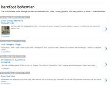 Tablet Screenshot of barefootbohemian.blogspot.com
