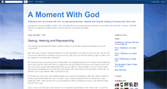 Desktop Screenshot of amomentwithgod-srh.blogspot.com