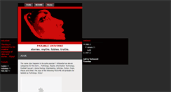 Desktop Screenshot of parableuniverse.blogspot.com