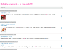 Tablet Screenshot of dolcitentazionienonsolo.blogspot.com