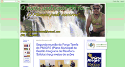 Desktop Screenshot of omeioambienteemfoco.blogspot.com