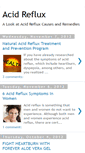 Mobile Screenshot of acidrefluxreport.blogspot.com