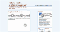 Desktop Screenshot of naturalhealth-us.blogspot.com