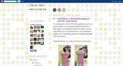 Desktop Screenshot of imadethis-asewingblog.blogspot.com