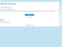 Tablet Screenshot of mentalwellness4all.blogspot.com