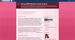 Desktop Screenshot of givinghopecenter.blogspot.com