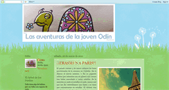 Desktop Screenshot of lasaventurasdelajovenodin.blogspot.com