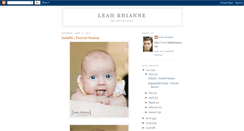 Desktop Screenshot of leahrhianne.blogspot.com
