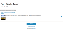 Tablet Screenshot of ponytracksranch.blogspot.com