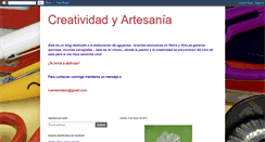 Desktop Screenshot of creatividadartesana.blogspot.com