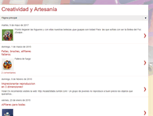 Tablet Screenshot of creatividadartesana.blogspot.com