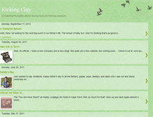 Tablet Screenshot of claykicking.blogspot.com