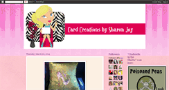Desktop Screenshot of cardcreationsbysharonjoy.blogspot.com