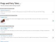 Tablet Screenshot of hornedfrogsandfairytales.blogspot.com