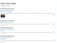 Tablet Screenshot of lifeinthejspot.blogspot.com