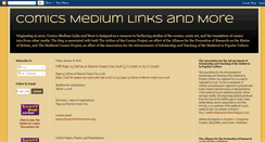 Desktop Screenshot of comics-medium-links.blogspot.com
