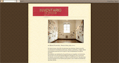 Desktop Screenshot of inventariodepintor.blogspot.com