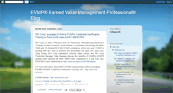 Desktop Screenshot of evmpearnedvaluemanagementprofessional.blogspot.com