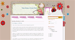 Desktop Screenshot of notesfromacircusclown.blogspot.com