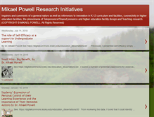 Tablet Screenshot of mikaelpowell.blogspot.com