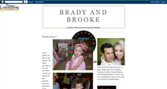 Desktop Screenshot of bradyandbrooke.blogspot.com