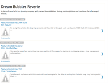 Tablet Screenshot of dreambubblesreverie.blogspot.com