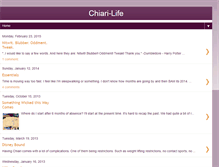 Tablet Screenshot of chiari-life.blogspot.com