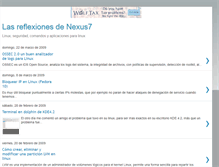 Tablet Screenshot of nexus7reflexiones.blogspot.com