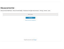 Tablet Screenshot of neuscorrectie.blogspot.com