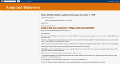 Desktop Screenshot of anointedbelievers.blogspot.com