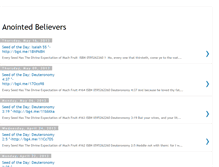 Tablet Screenshot of anointedbelievers.blogspot.com