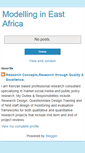 Mobile Screenshot of modellingineastafrica.blogspot.com