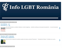 Tablet Screenshot of info-lgbt-romania.blogspot.com