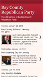 Mobile Screenshot of baycountyrepublicanparty.blogspot.com