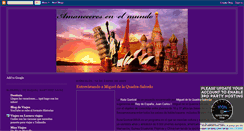 Desktop Screenshot of amaneceresenelmundo.blogspot.com