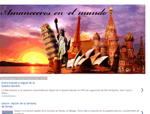 Tablet Screenshot of amaneceresenelmundo.blogspot.com