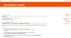 Desktop Screenshot of dev-corner.blogspot.com