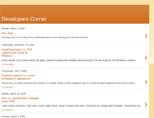 Tablet Screenshot of dev-corner.blogspot.com