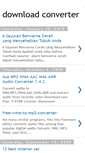 Mobile Screenshot of downloadconverter2009.blogspot.com