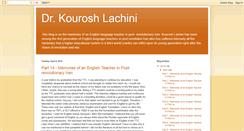 Desktop Screenshot of kouroshlachini.blogspot.com