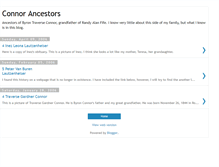 Tablet Screenshot of connorancestors.blogspot.com