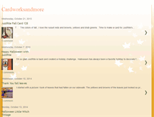 Tablet Screenshot of cardworksandmore.blogspot.com