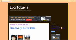 Desktop Screenshot of marja-leena-luontokuvia.blogspot.com