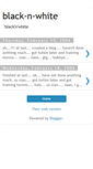 Mobile Screenshot of black-n-white.blogspot.com