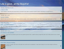 Tablet Screenshot of lifeisgoodatthebeachs.blogspot.com