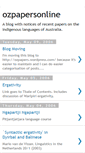 Mobile Screenshot of ozpapersonline.blogspot.com
