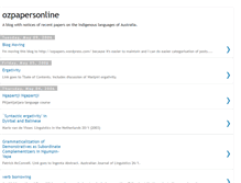Tablet Screenshot of ozpapersonline.blogspot.com