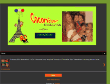 Tablet Screenshot of cocoricofrenchforkids.blogspot.com
