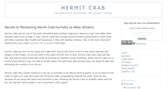 Desktop Screenshot of hermitcrabguide.blogspot.com