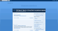 Desktop Screenshot of montenegro-sport.blogspot.com